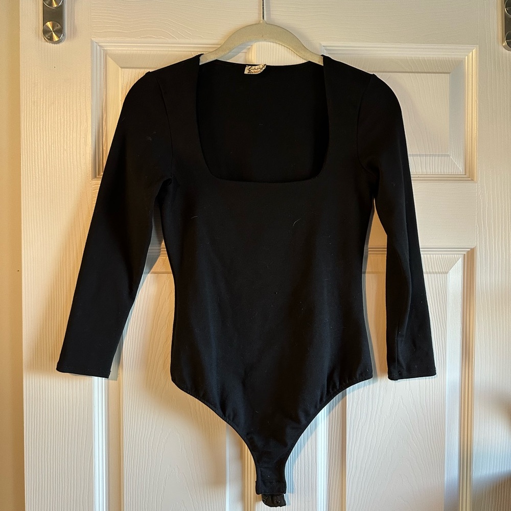 Free People Black Bodysuit - Picture 2 of 3